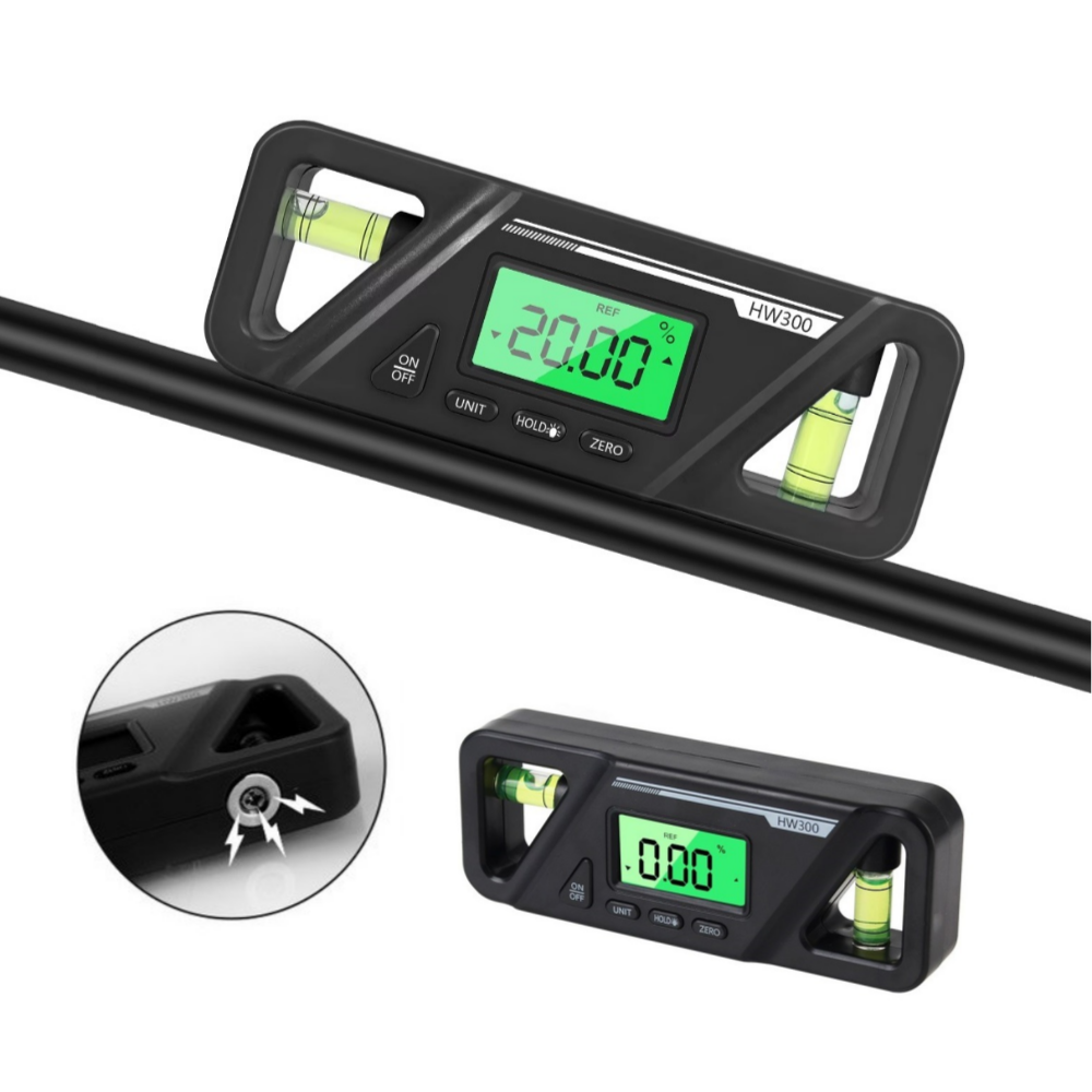 HWA 디지털 각도계 수평계 네오디뮴 자석내장 블랙 30,280원
