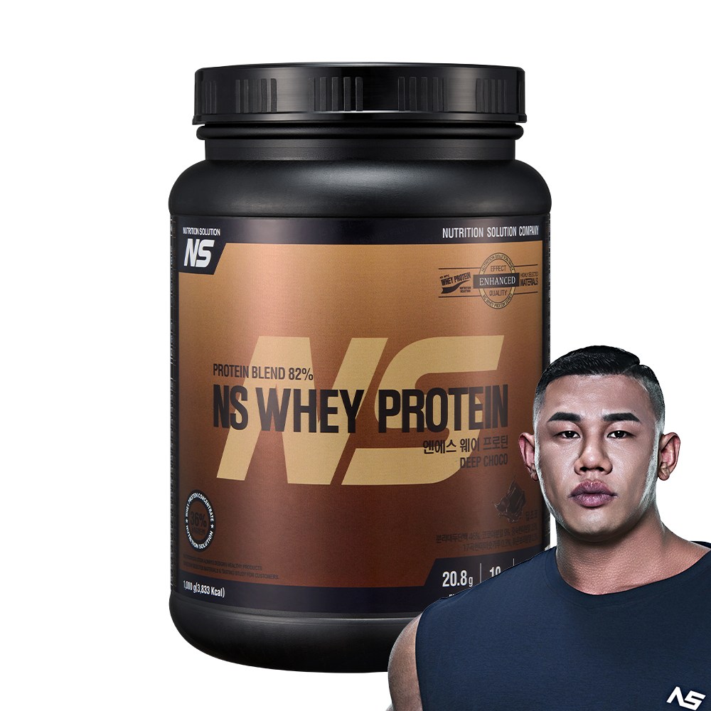 NS 웨이프로틴 초코맛 단백질보충제 프로틴, 1개, 1kg 38,800원
