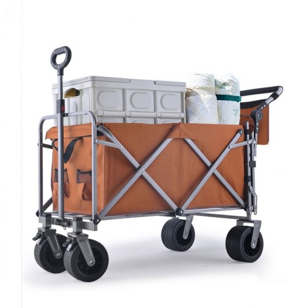 초특대형 오픈형 푸시 캠핑웨건 300L 폴딩카트 캠핑카트 캠핑용 트레일러 캠핑 수레 쇼핑카트 121,600원