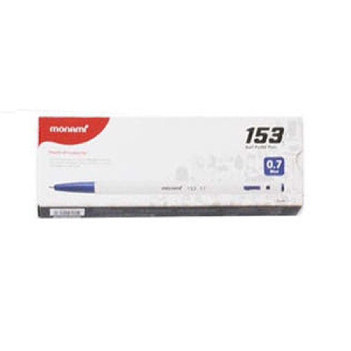 모나미/153볼펜 (0.7/12pcs), 청, 12개 8,560원