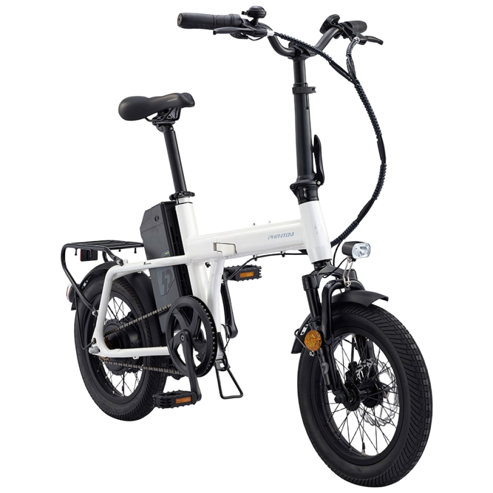 삼천리 2026 16 팬텀 폴라리스 미니 전기자전거 접이식 폴딩 자전거, 펄 화이트, 알루미늄 1,390,000원