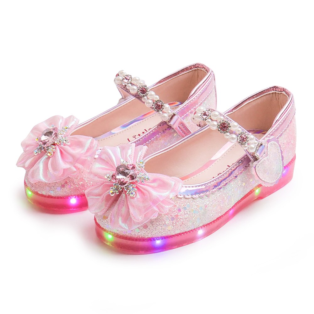 풋풋 아르망 플라워 크리스탈 LED 구두 라이팅구두 발광구두 여아구두 봄구두 가을구두 신학기구두 공주구두 메리제인구두 42,800원