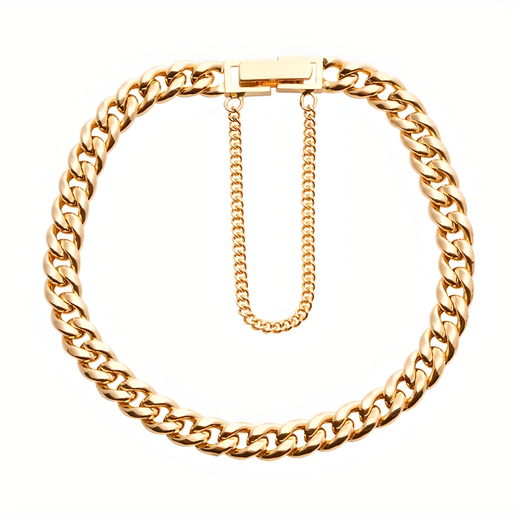 엘렌쥬얼리 14K 할로우 볼륨 5mm 금 팔찌 16.5cm 1,516,000원