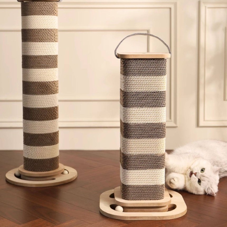 고양이 스크래쳐 골판지 모듈 교체형 리필형 기둥형 타워형 사각 원형 44,900원