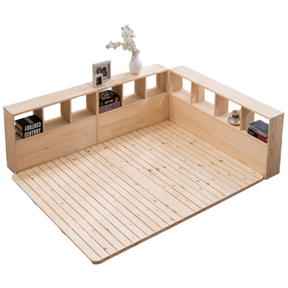 우드퍼니쳐 수납형 침대 헤드보드 단품 원목 선반 머리판 76,900원