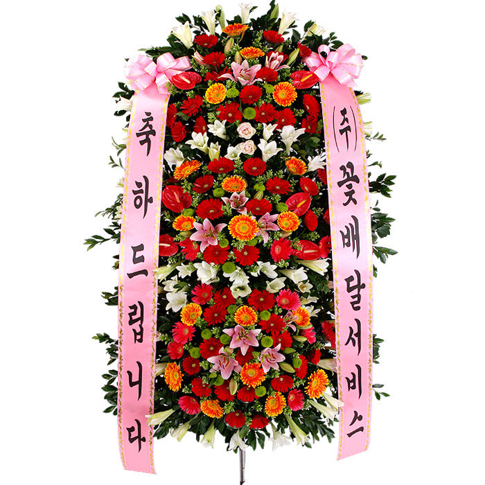 119플라워 (당일배송) 신상품축하화환3단 ST-FA248 축하화환 화환 결혼식 행사용 환갑 승진 영전 전시회 개업 전국꽃배달 준공 결혼화환 결혼축하화환 꽃선물 꽃배달 99,900원