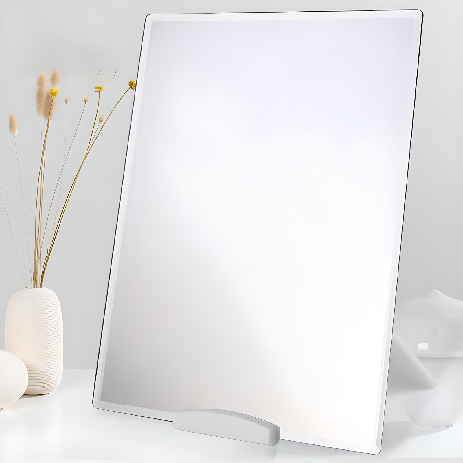네이처타임즈 심플 가정용 특대 탁상거울, 화이트 20,610원