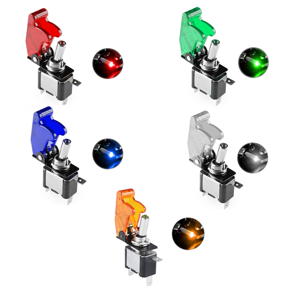 니토무역 LED 전투기 스위치 램프 토글 DC12V DIY 버튼 자동차 2,200원