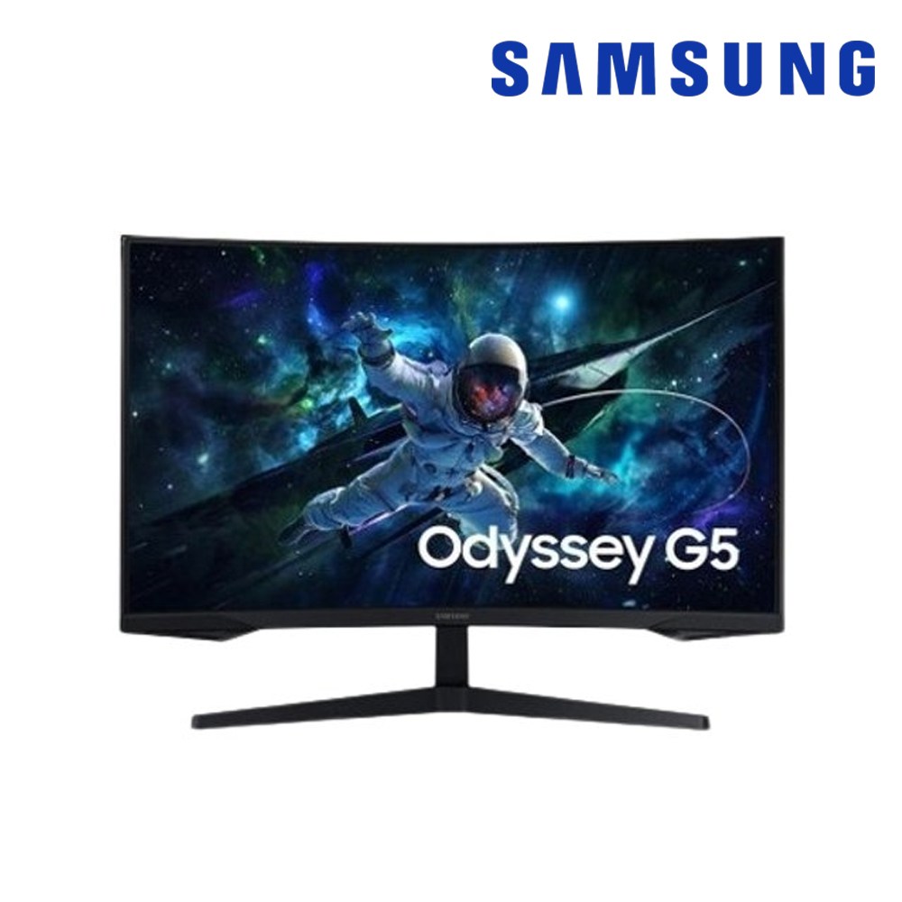 삼성전자 오디세이 G5 S27CG550 27인치 게이밍 모니터 VA 커브드 1000R QHD 165Hz 800,000원