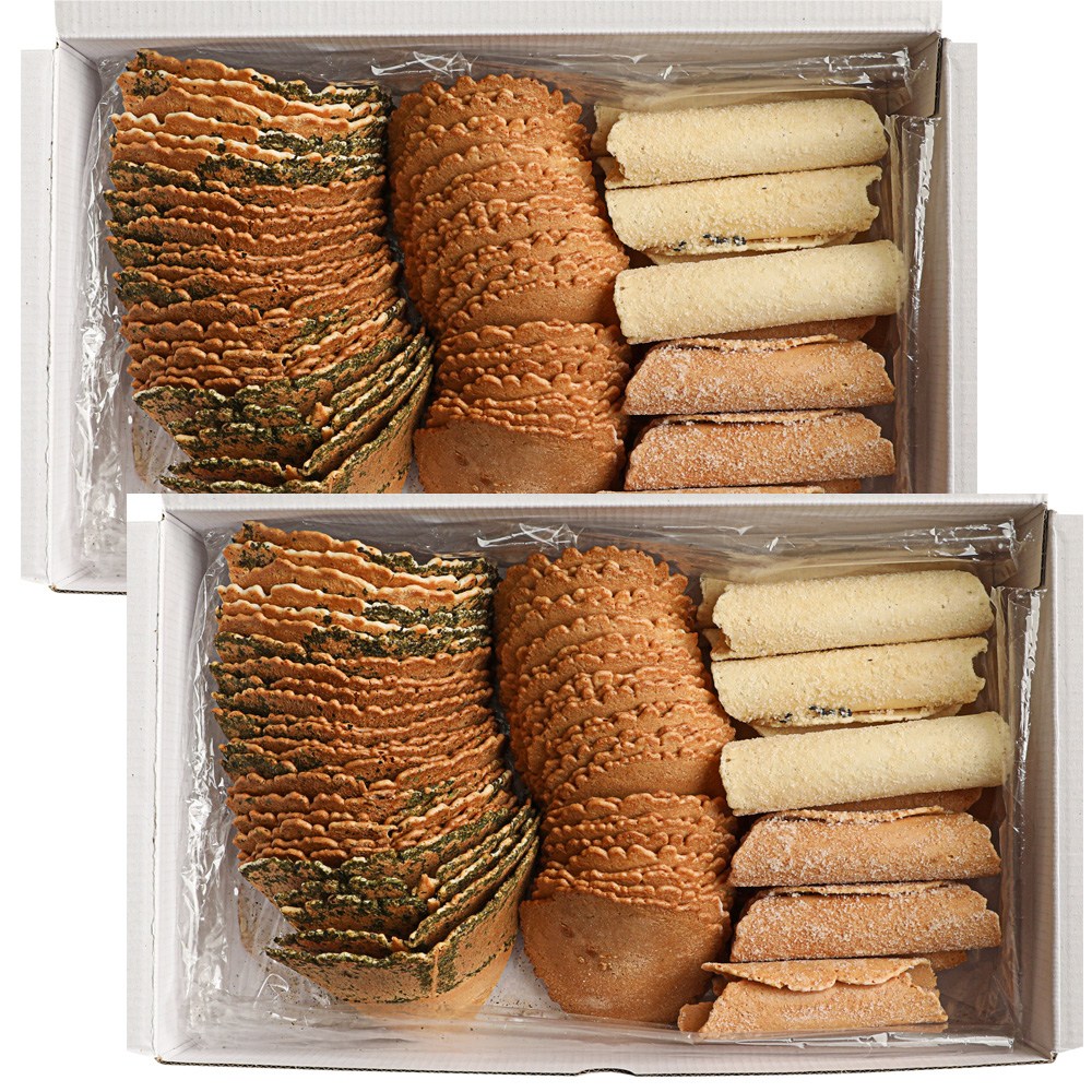 바삭고소한 옛날전병 4종세트-김맛 땅콩맛 생강맛 계피맛 전통 수제과자, 2박스, 700g 18,900원