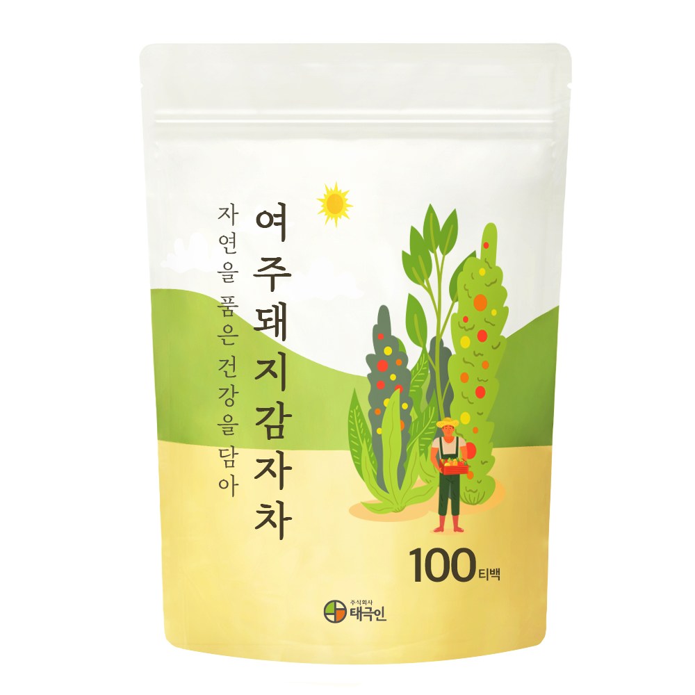 자연닮음 국산 볶은 여주 돼지감자차 1g x 100개입 티백차 생분해성원단, 1g, 100개입, 1개 13,900원