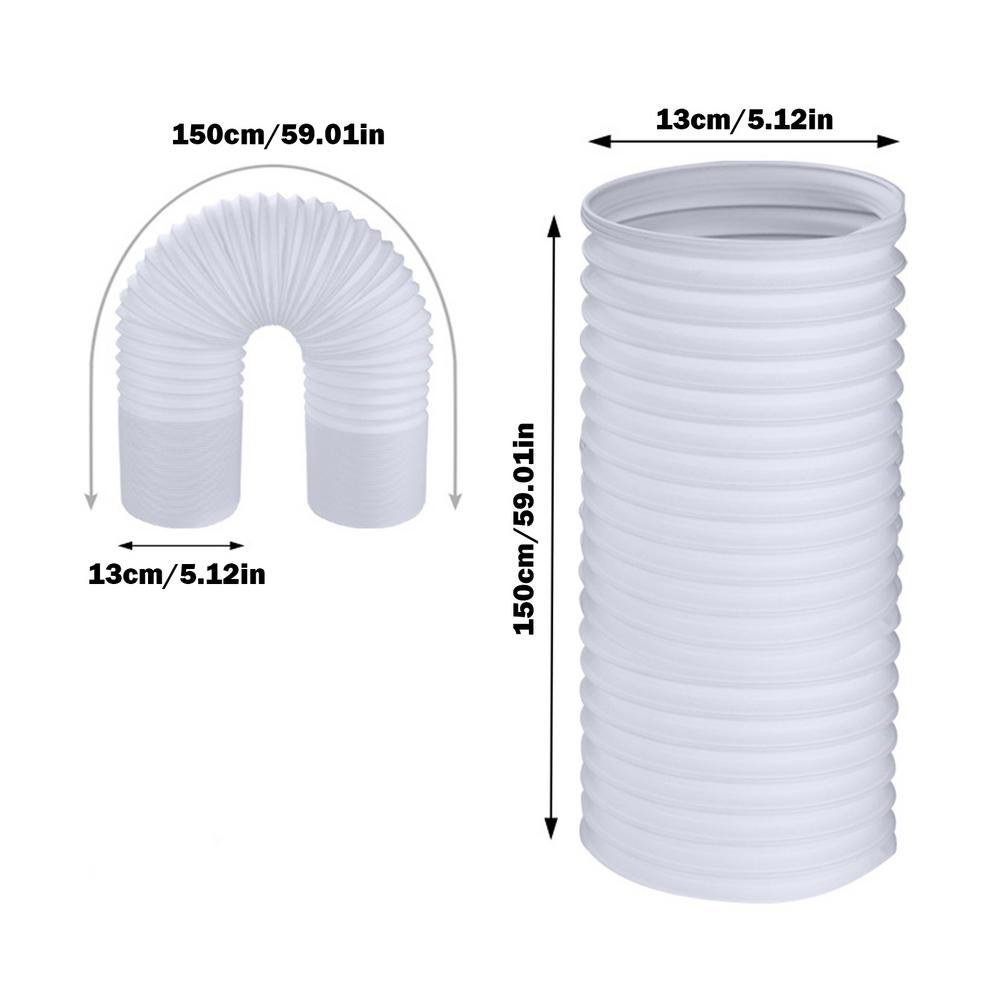 130 150MM 범용 덕트 호스 에어컨 파이프 여분의 배기 모바일 연장 27,500원