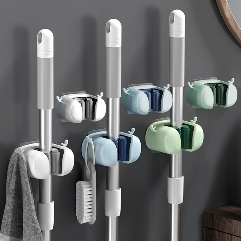 마벨인홈 무타공 벽부착 주방 청소 도구걸이 홀더후크, 혼합색상, 6개 7,900원