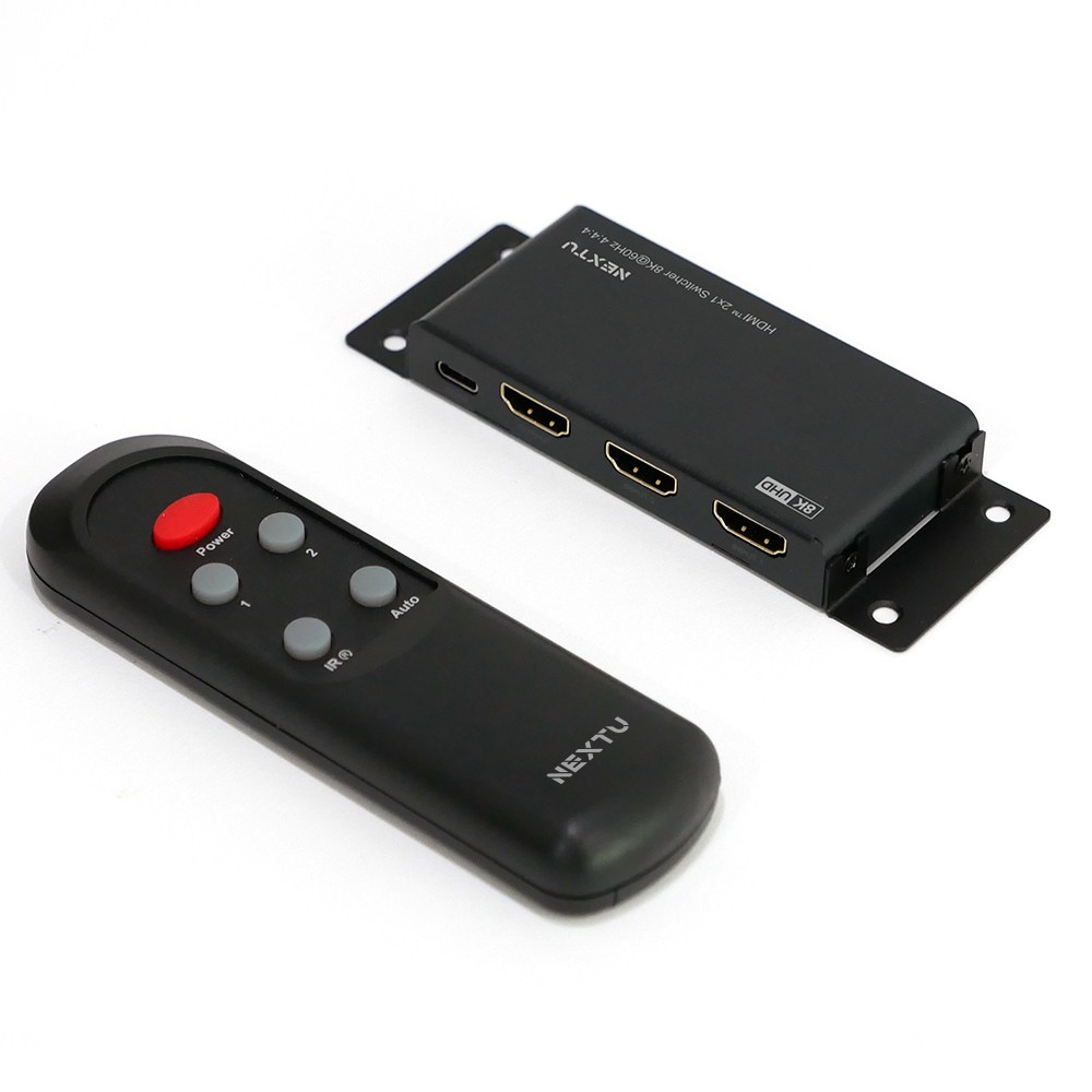 2대1 8K UHD HDMI2.1 선택기 IR리모콘 벽면설치가능 영상선택기 디스플레이 셀렉터 모니터 셋탑박스 노트북 52,000원