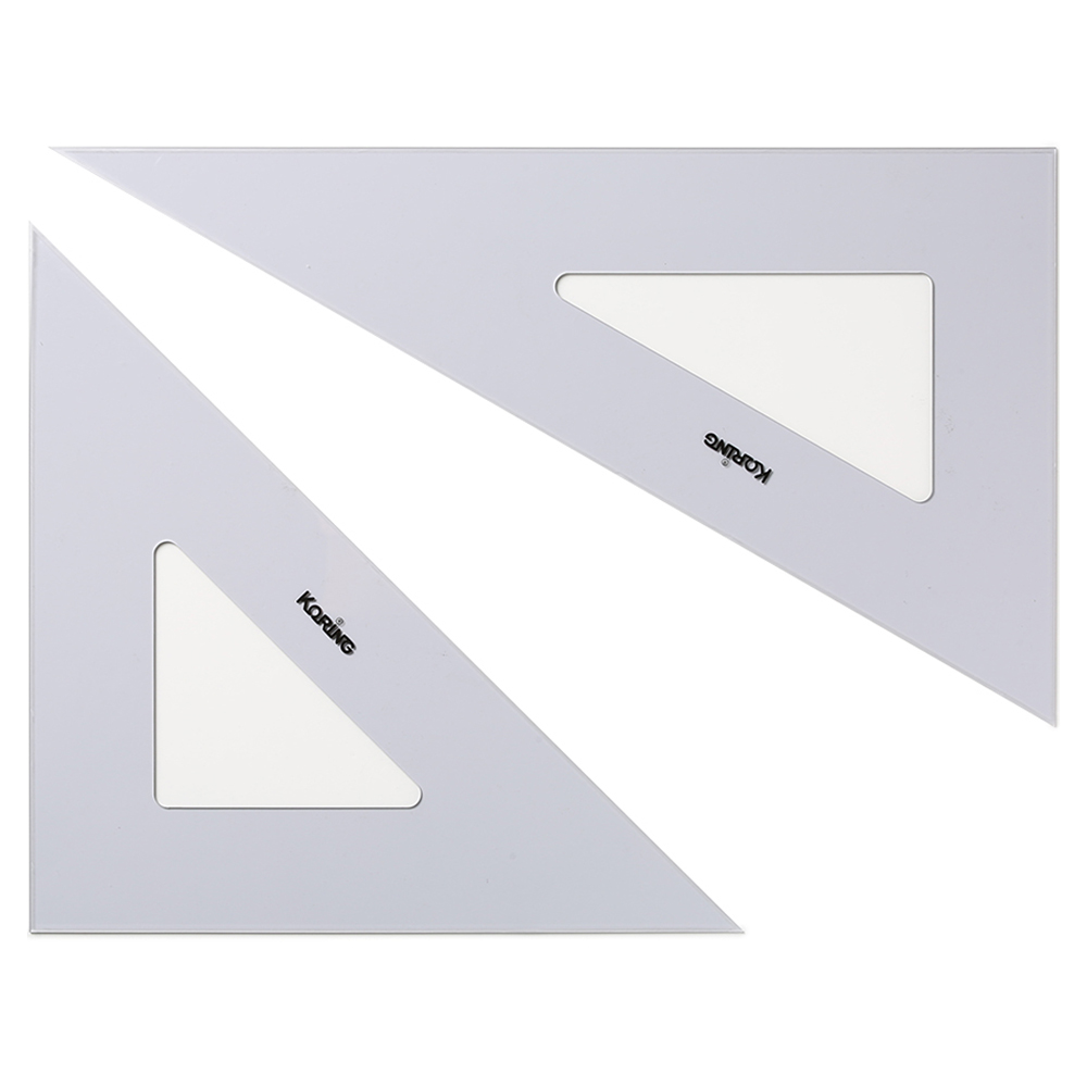 코링 템플레이트 제도용 삼각자 2종 세트 45cm KS-1-45 11,100원