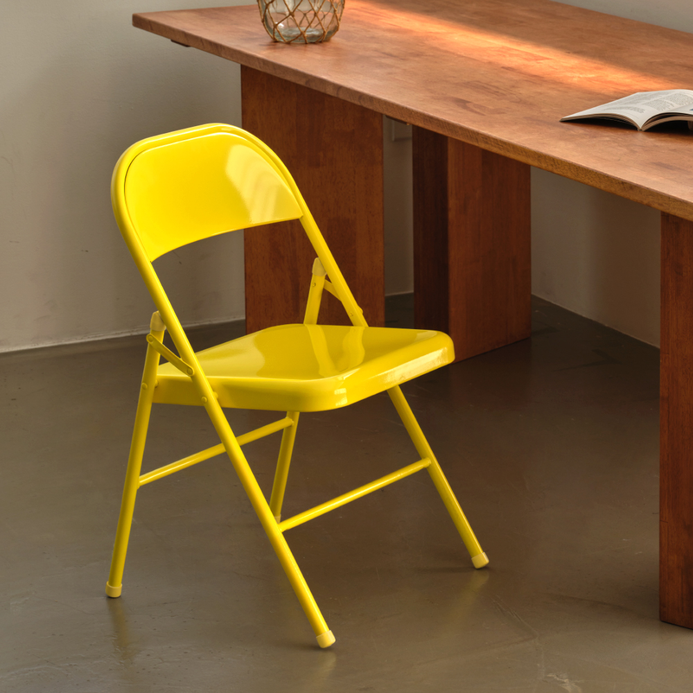 하우스레시피 듀코 접이식 의자, 옐로우, 1개 24,660원