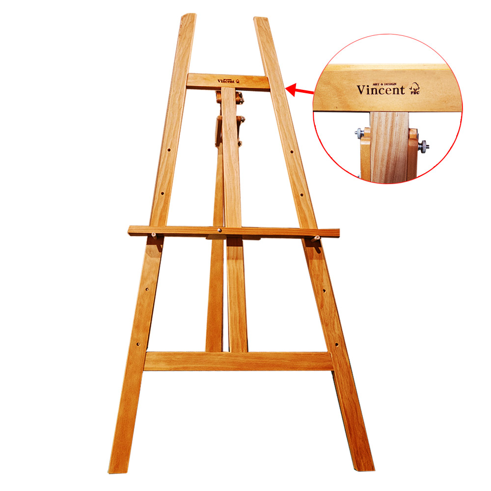 [빈센트] 나무이젤 130cm 원목 이젤 학원 학교 수업용 전시용 거치대 27,500원