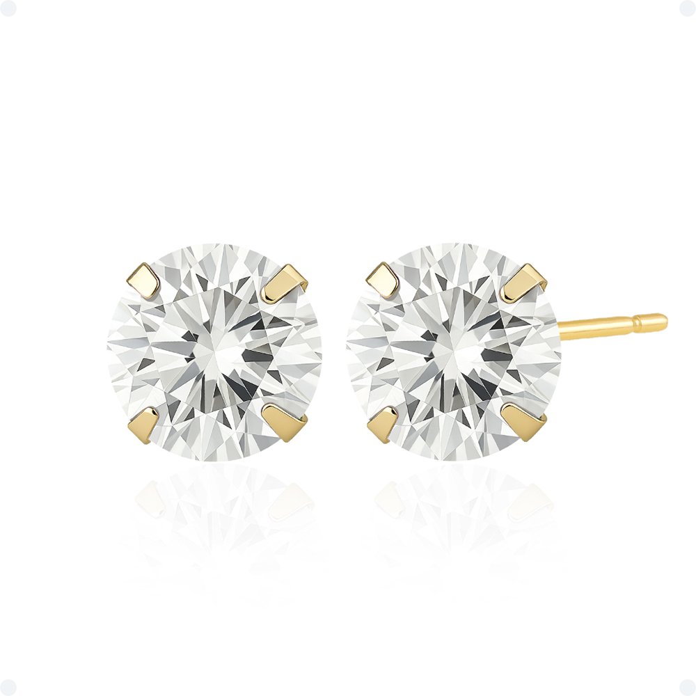 쥬넬 14K 크리스탈 큐빅 프레스 귀걸이 58,400원