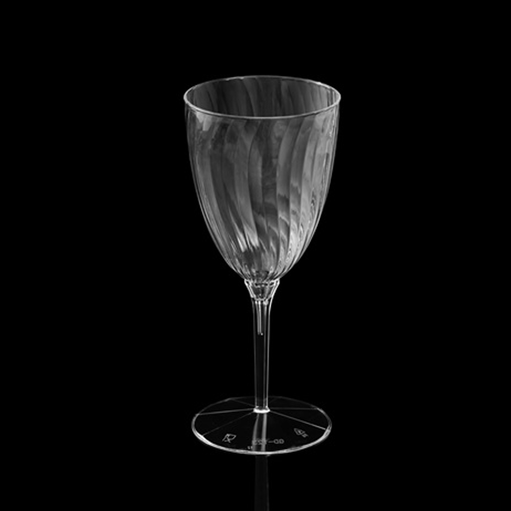 일회용 플라스틱 빗살무늬 와인잔 240ML 64입, 1개 31,180원