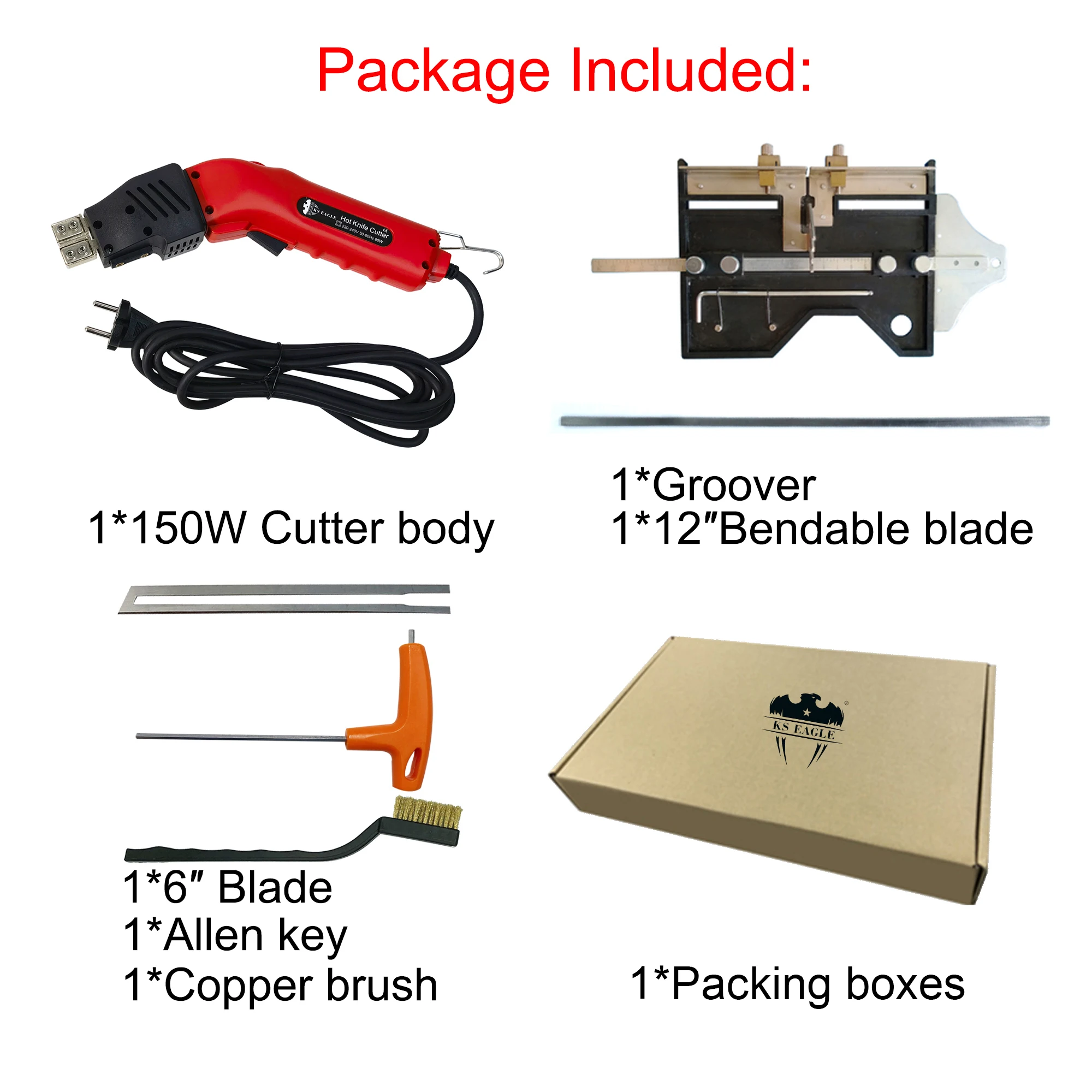 폼커터 나이프 전기 핫 열 휴대용 250W 블레이드 및 액세서리가 있는 절단 도구 224,960원