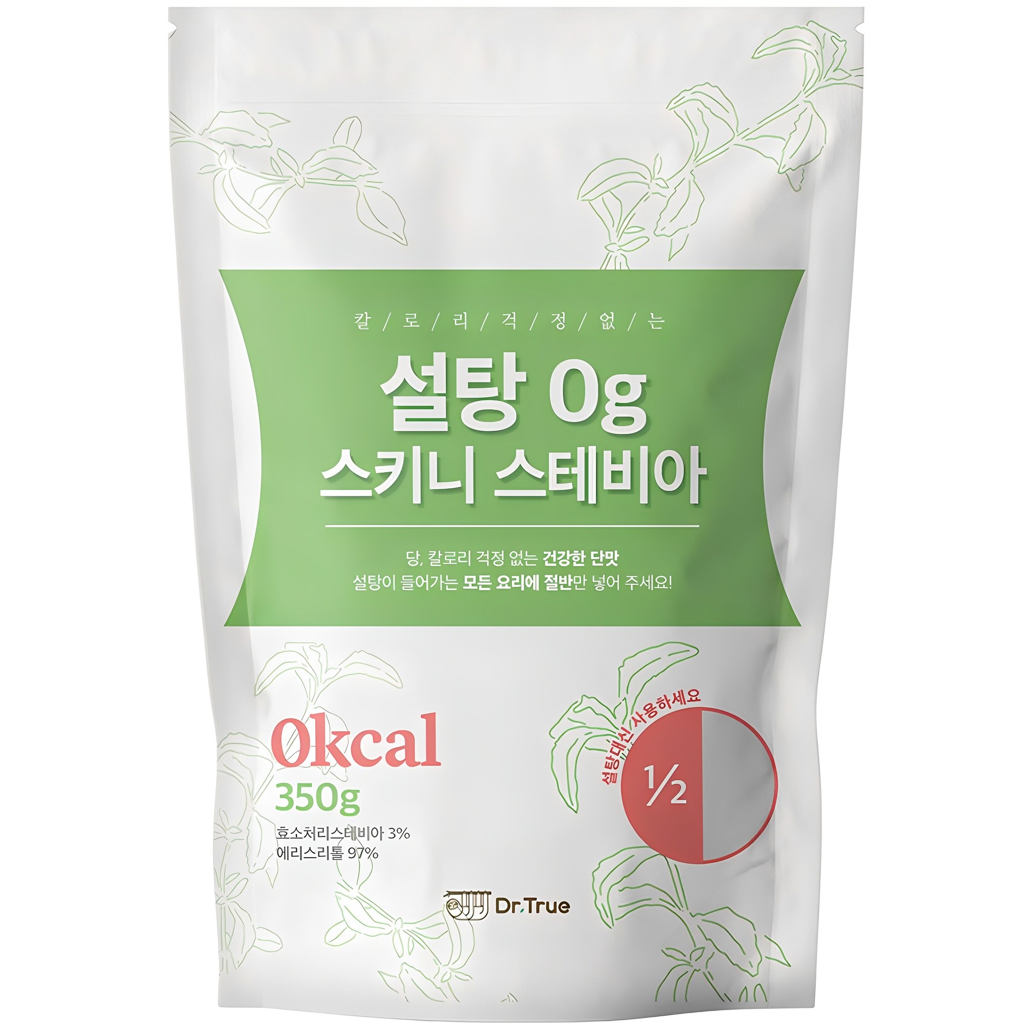 닥터트루 설탕 0g 스키니 스테비아, 350g, 1개 3,550원