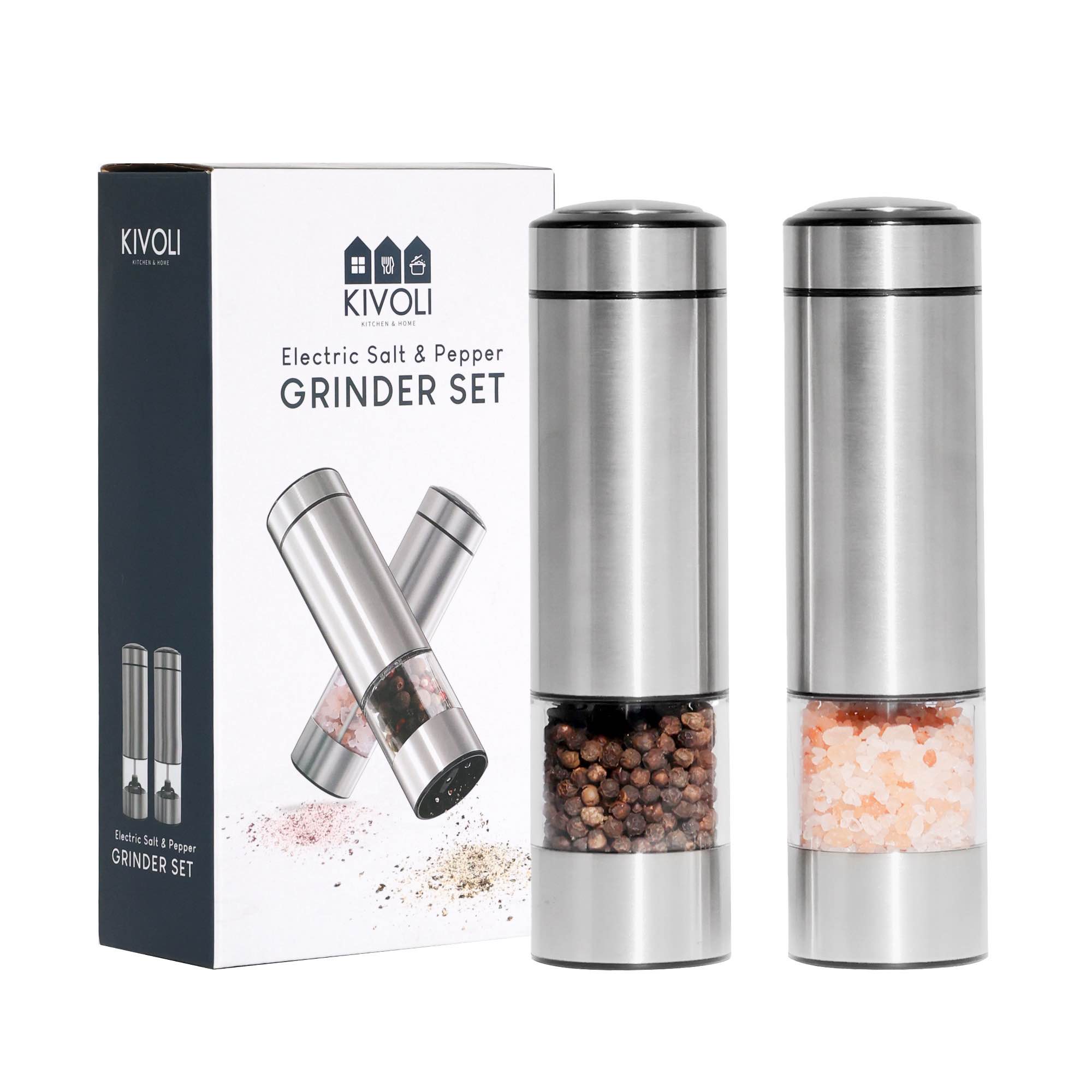 키볼리 LED 전동 소금 후추 그라인더 2p 25,920원