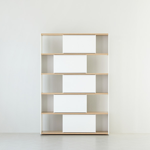 [두닷] 스택 2.0 1200 5단 세트C(도어x5)_덴버오크, 덴버오크+에어화이트 341,000원