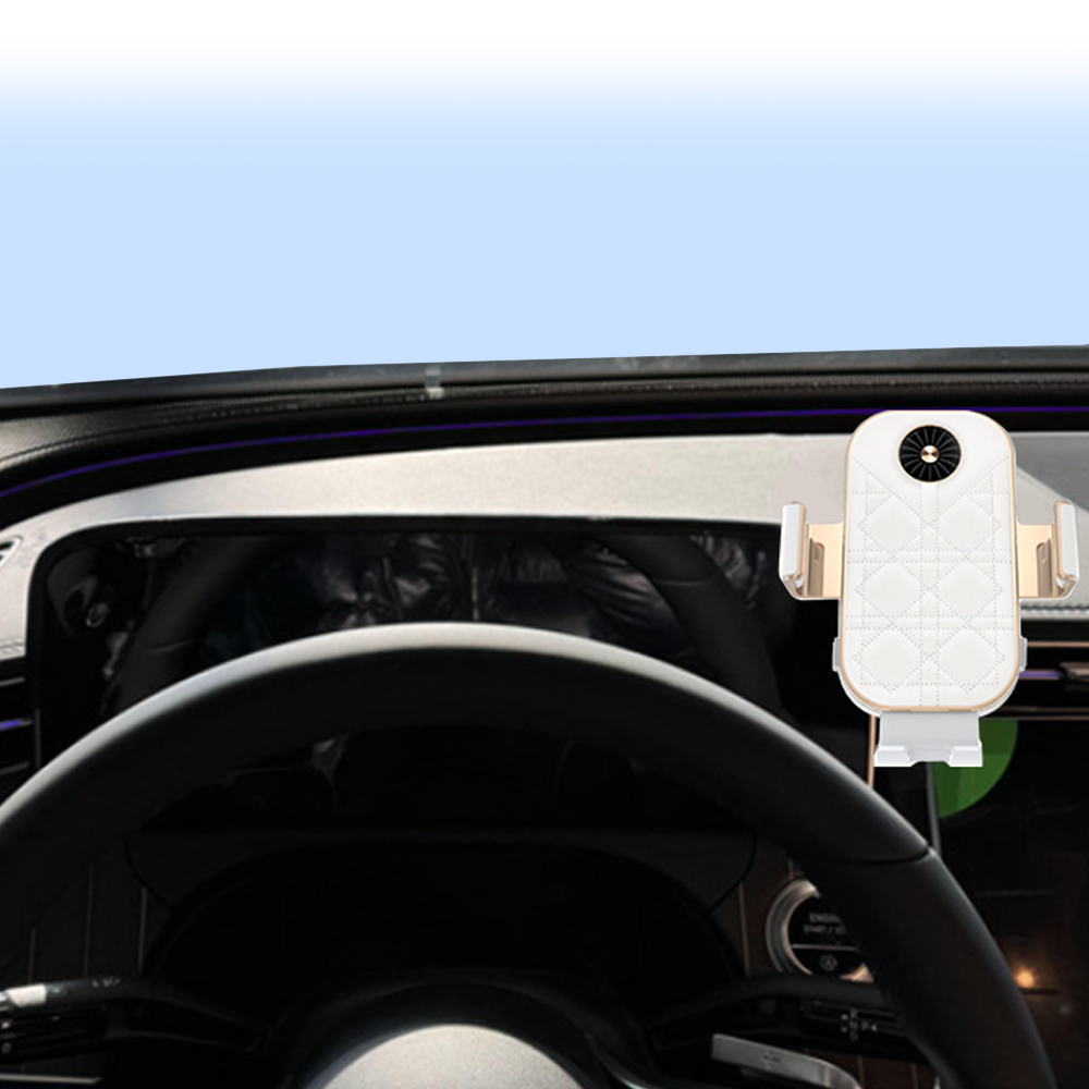 지시그니처 벤츠 E클래스 W214 2024~ 핸드폰 무선충전 거치대 C38Q, 화이트, 1세트 49,900원