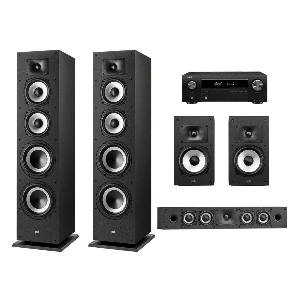 데논 AVR-X250BT + 폴크오디오 XT70 5채널 홈시어터 홈시네마 1,479,000원