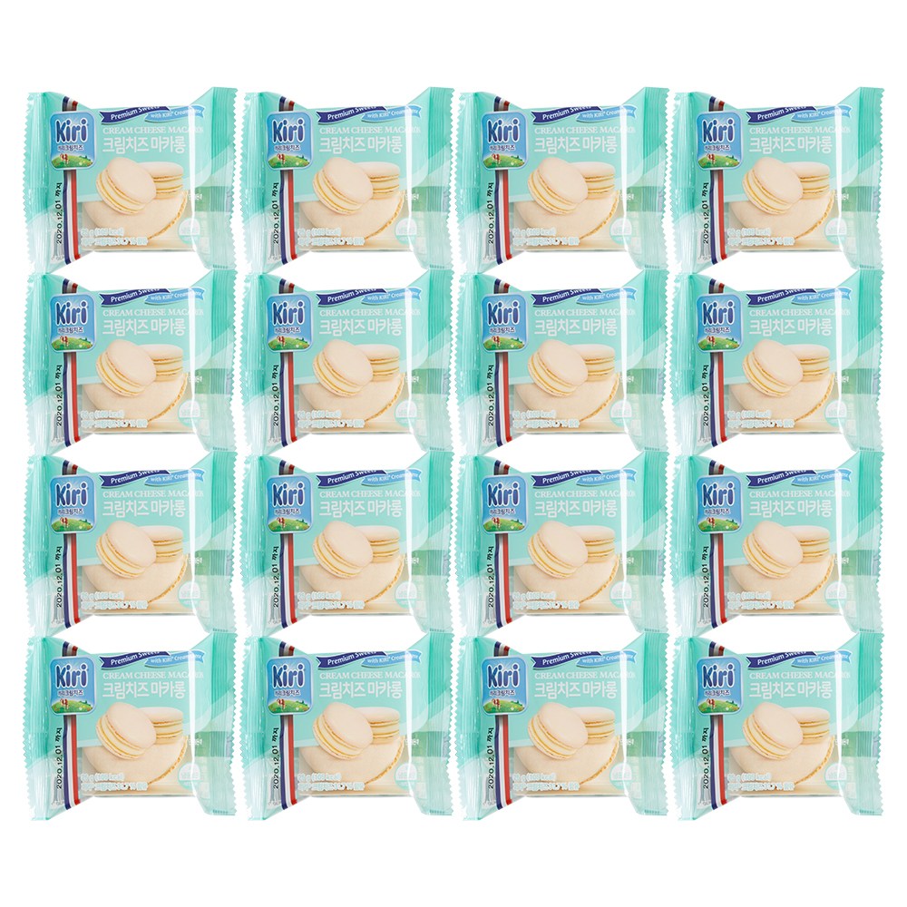 [냉동]끼리 크림치즈 마카롱 16개, 25g, 16개 26,900원