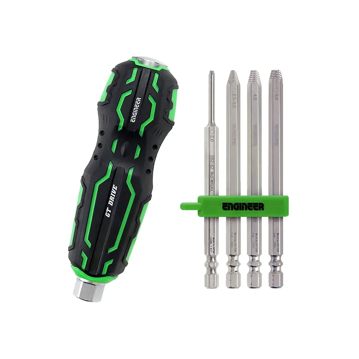 ENGINEER 엔지니어 나사 제거용 드라이버세트 DZ-74 비트 세트 육각소켓 볼트 제거 49,480원