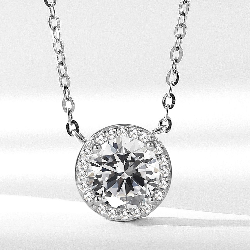 르끌라 모이사나이트 1캐럿 3캐럿 목걸이 실버925 GRA보증서 다이아몬드 팬던트 45,000원