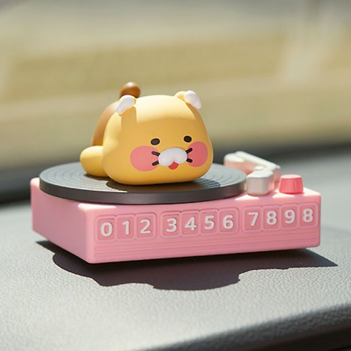 카카오프렌즈 차량용 피규어 주차번호판 디제이 춘식이 19,000원