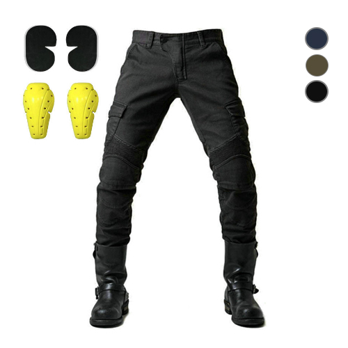 서브22 데님 바이크팬츠 보호대 포함 라이딩진, 블랙진 43,500원