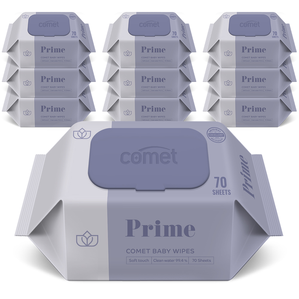 코멧 아기물티슈 프라임 도톰한 엠보싱 캡형 더마테스트 인증 11,290원