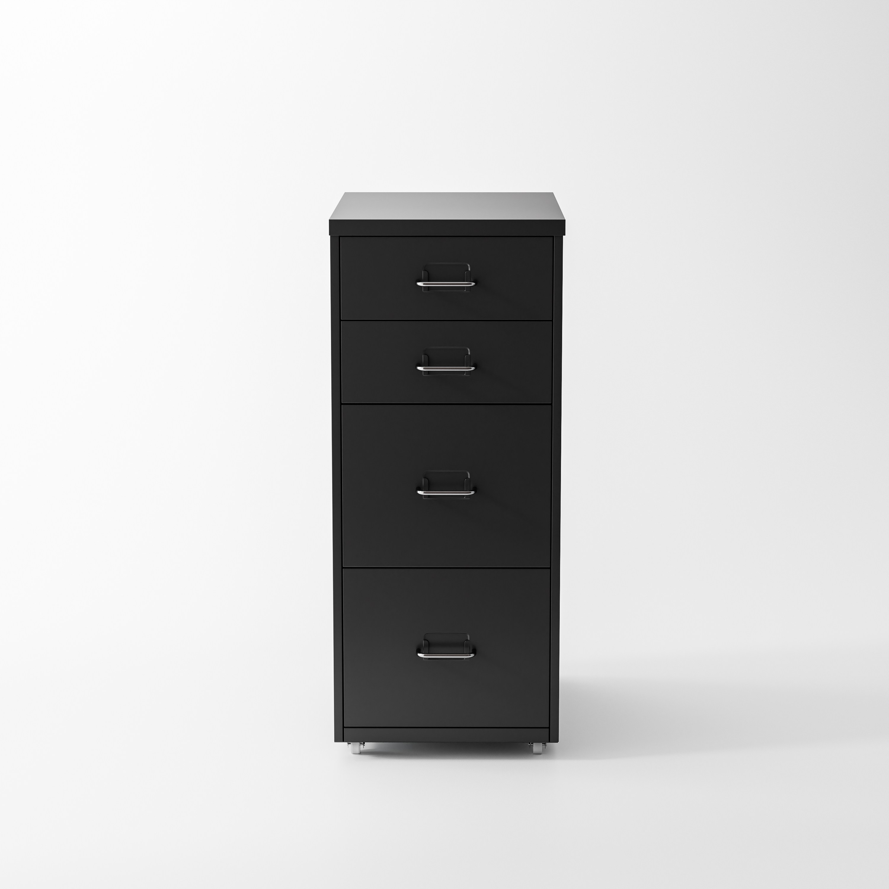 비유가구 Helmers 4개 실버 손잡이 큰 서랍장 수납, 5단, 블랙 56,990원