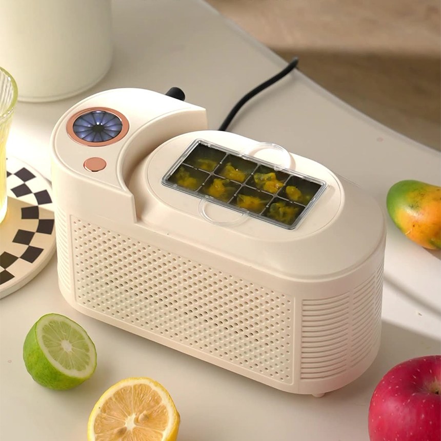 PHILOGEO 가정용 미니 급속 제빙기 사무실 캠핑 탁상용 차량용 어댑터 포함, 현재가 69,800원