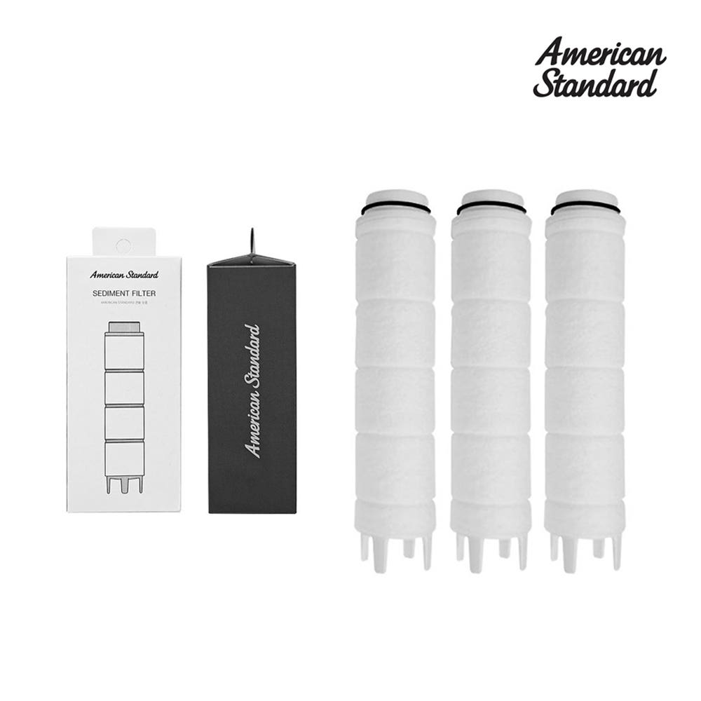 아메리칸스탠다드 스마트 샤워헤드 FJ3820 FJ3821 전용 새디먼트 필터 리필용 3개입 M1DD74 16,600원