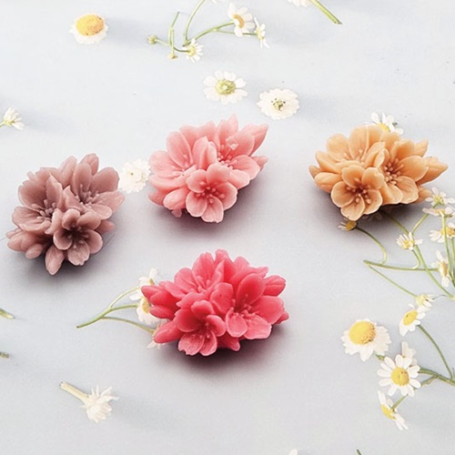 수제몰드 - 벚꽃 네송이 1구 플라워 데코 실리콘 틀 13,200원