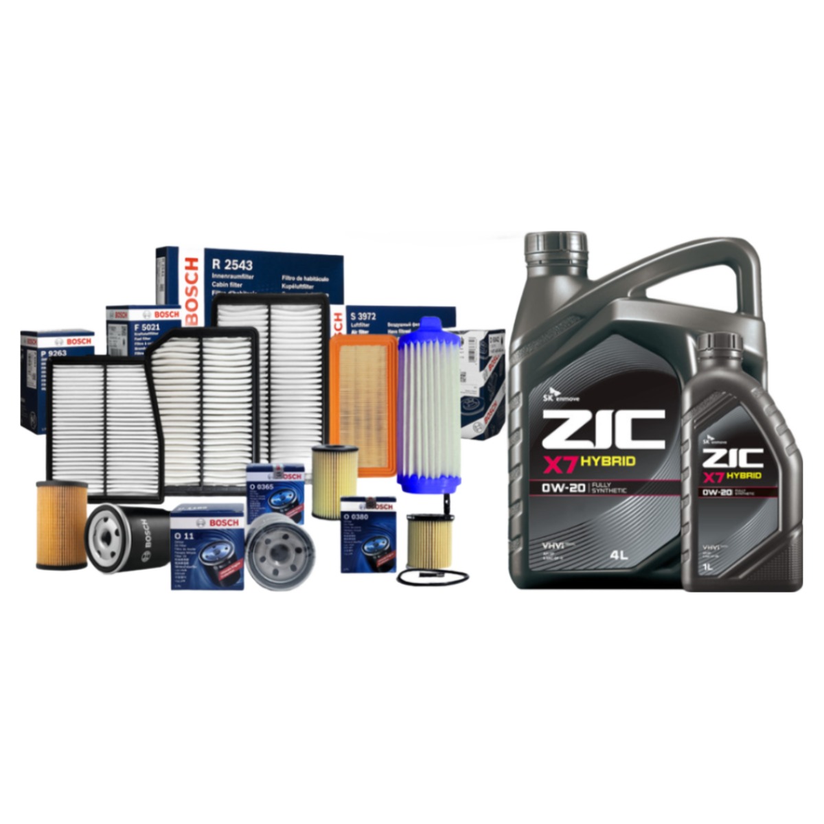 더뉴포함 K8 1.6 하이브리드 21-27년식 이후 보쉬필터+지크합성유 5L, 1개 49,720원