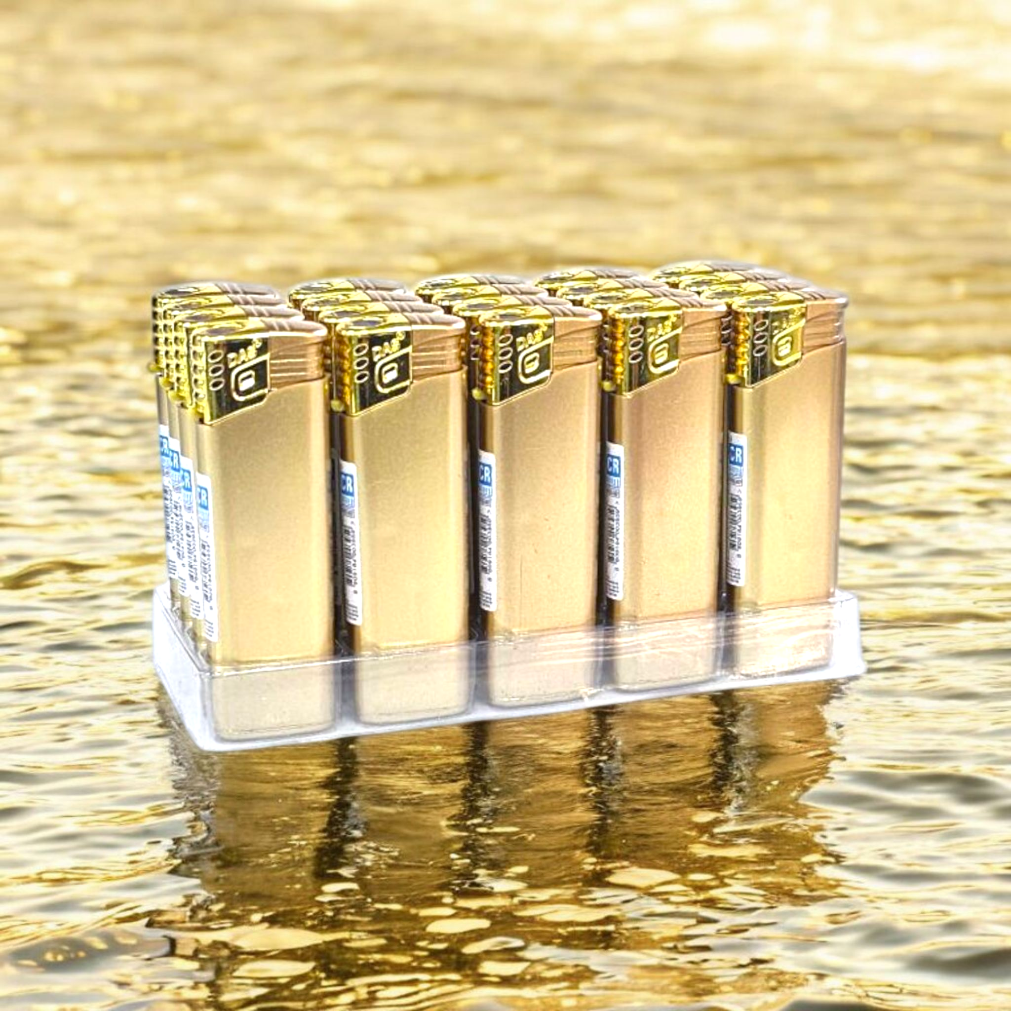 다스 올금장 터보 토치 라이타, 20개, 골드 15,000원