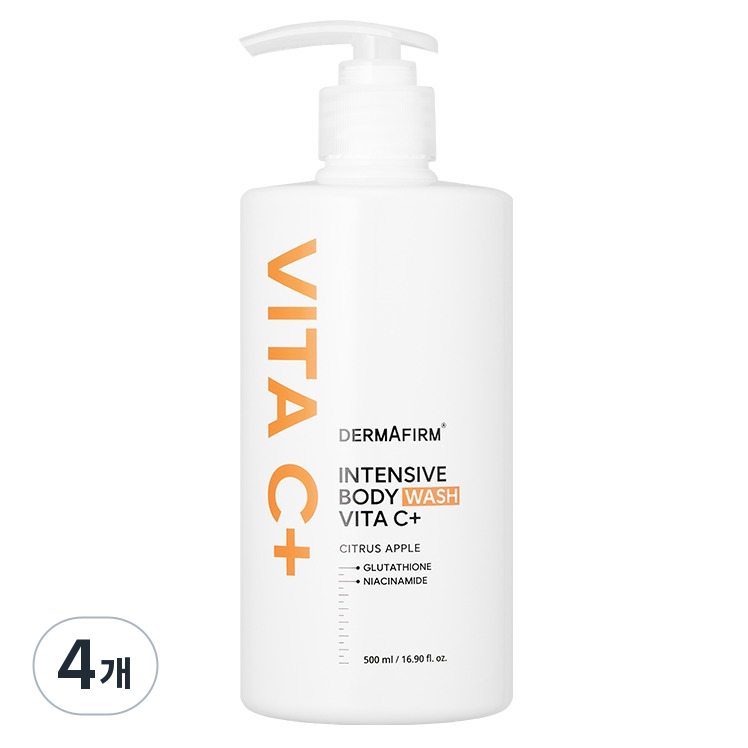 더마펌 인텐시브 비타씨 플러스 바디워시 시트러스 애플향, 4개, 500ml 43,600원