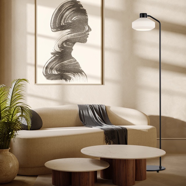 로미 1등 장스탠드 침실 거실 조명 무드등 플로어 스탠드, 현재가 132,000원