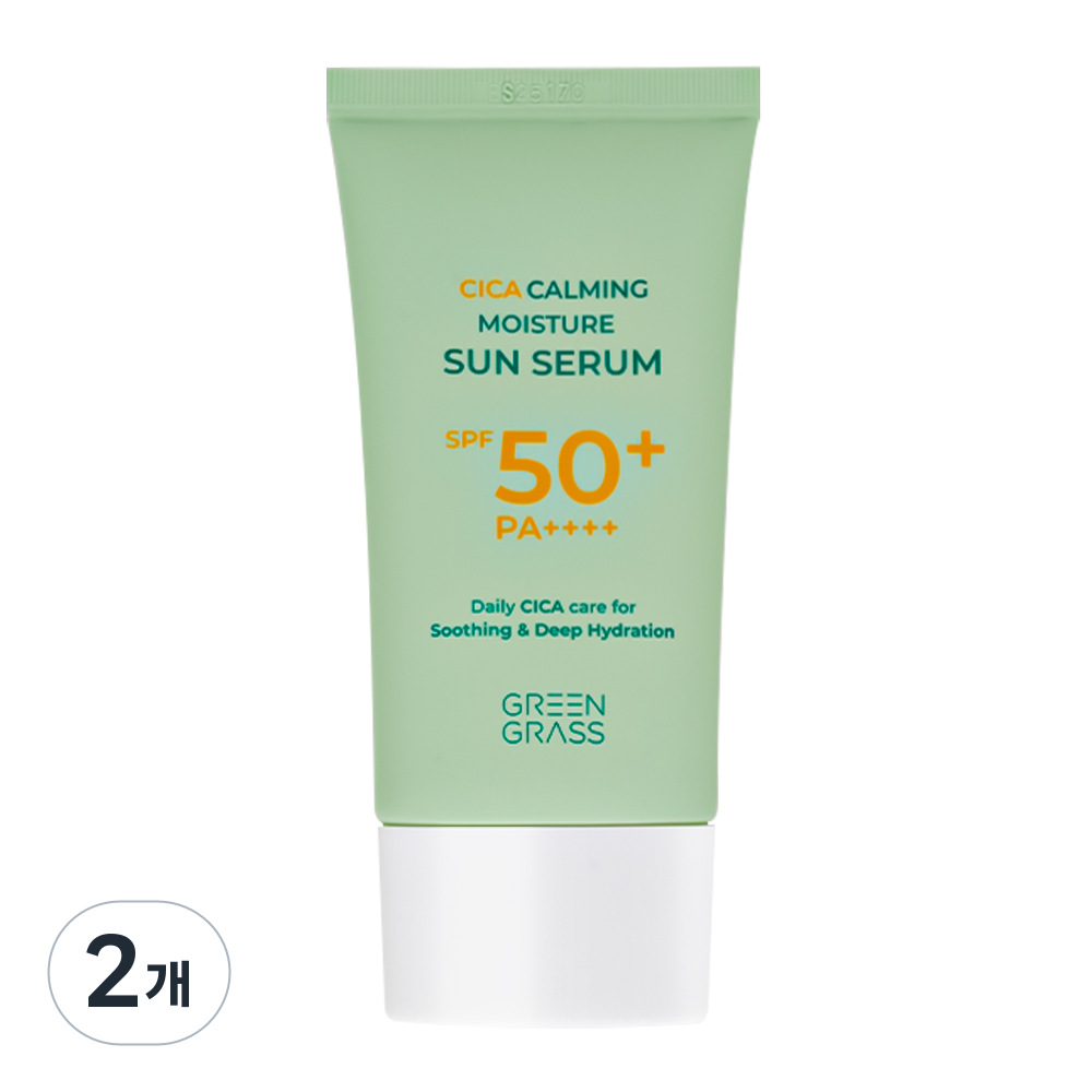 그린그라스 시카 카밍 모이스처 선 세럼 SPF50+ PA++++, 2개, 50g 16,830원
