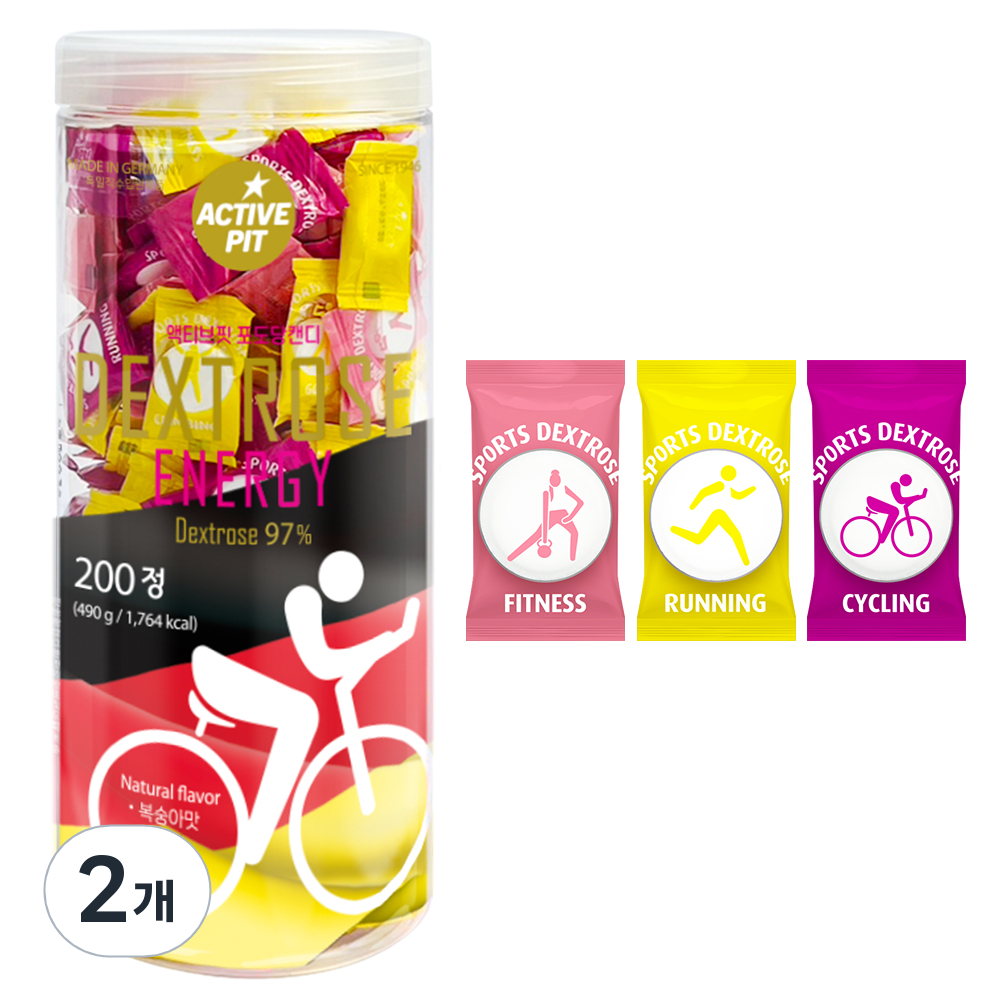 액티브핏 스포츠 포도당 캔디 3가지맛 200p 40,960원