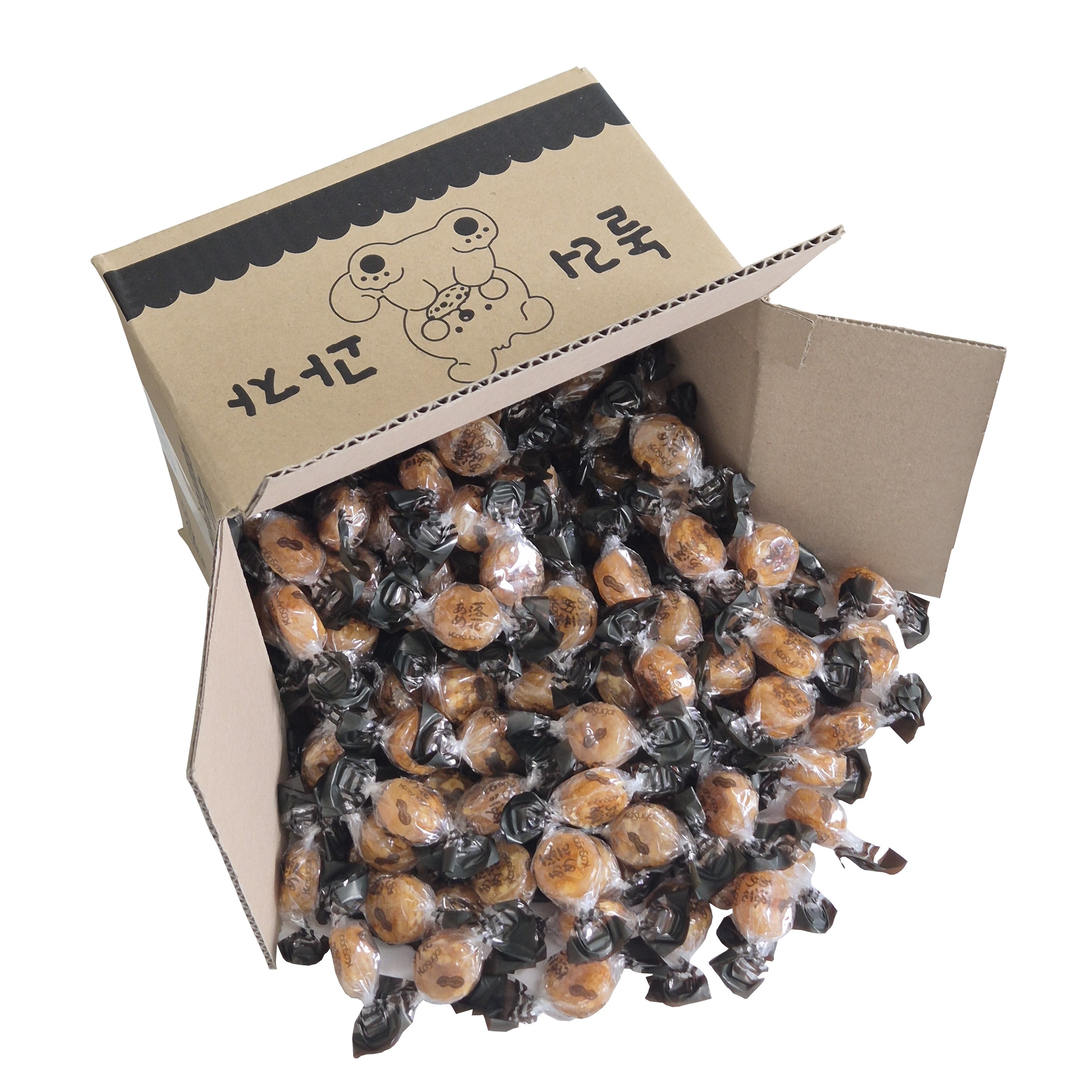 [놀러과자] 카수가이 라카아메 땅콩사탕 대용량 개별포장, 150개, 7.2g 26,820원