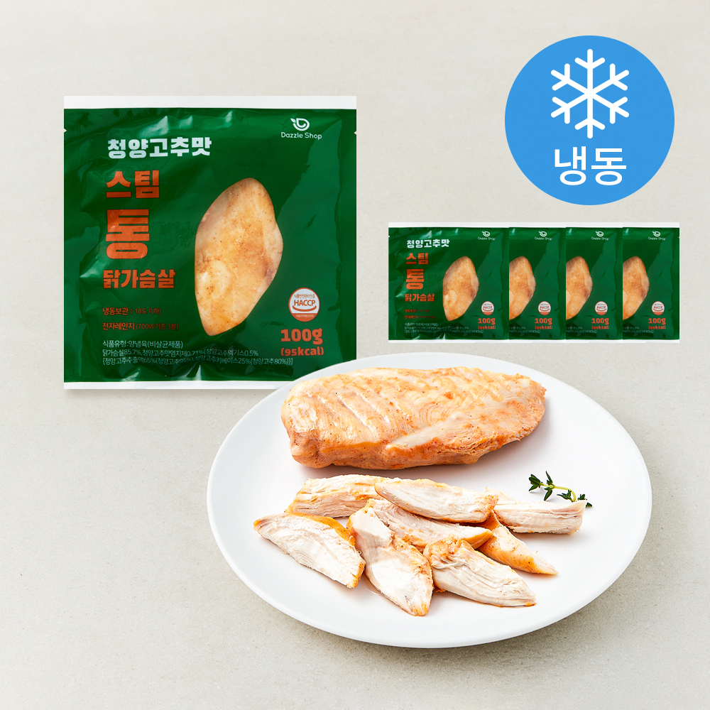 [로켓프레시] 다즐샵 스팀 통 닭가슴살 청양고추맛 (냉동) 12,470원