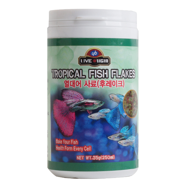 YB 라이브오리진 열대어사료 - 후레이크 35g 사료 4,940원