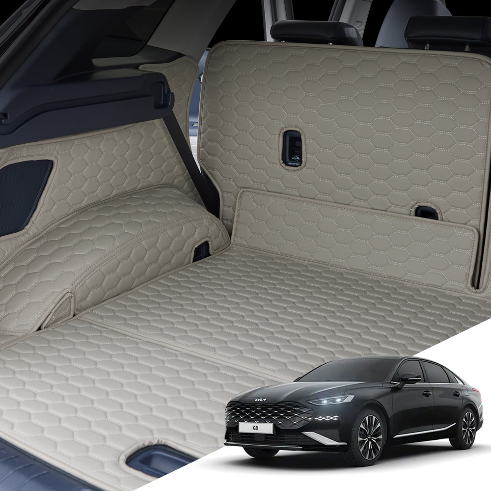 K8 3세대/GL3 본투로드 하이브 풀커버 차량용 트렁크매트, 브라운, 21년04월~24년10월/KT027 99,800원