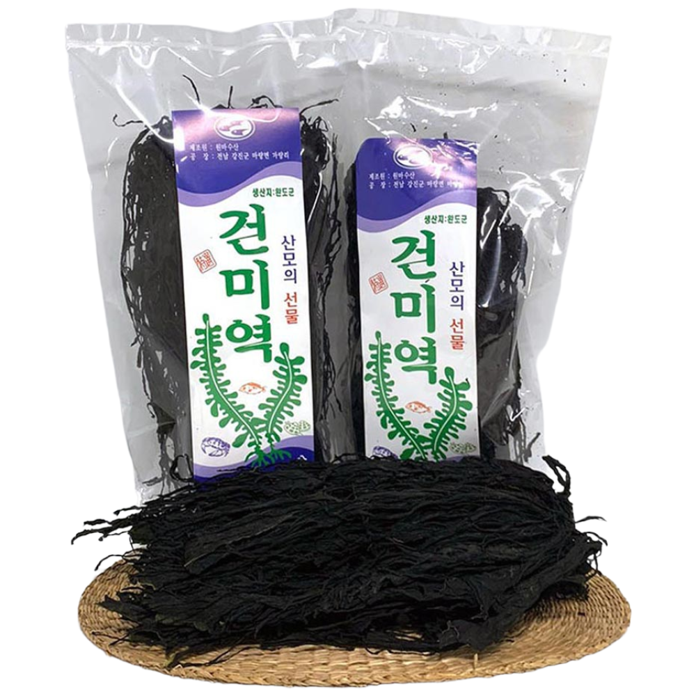 울돌목 완도산 햇 미역 200g+200g 원초 A등급 산모용 가정용, 200g, 2개 12,780원